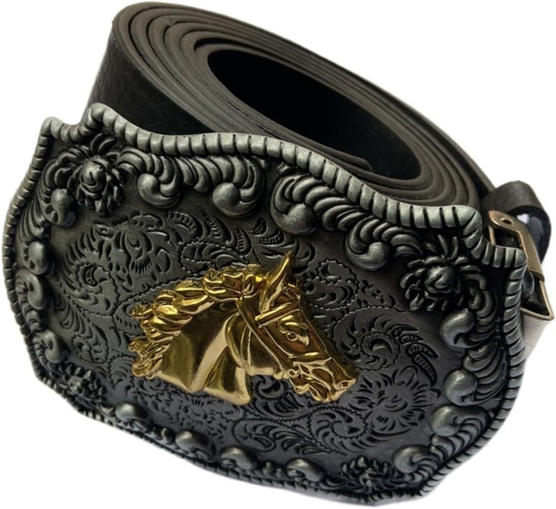 MULBA Vintage Style Alloy Belt Buckle American Cowboy Fashion Western 3D Engraved Cow Bull Head Belt Buckles - Image 4